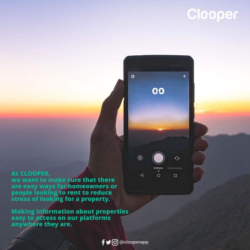 A property management app like Clooper
